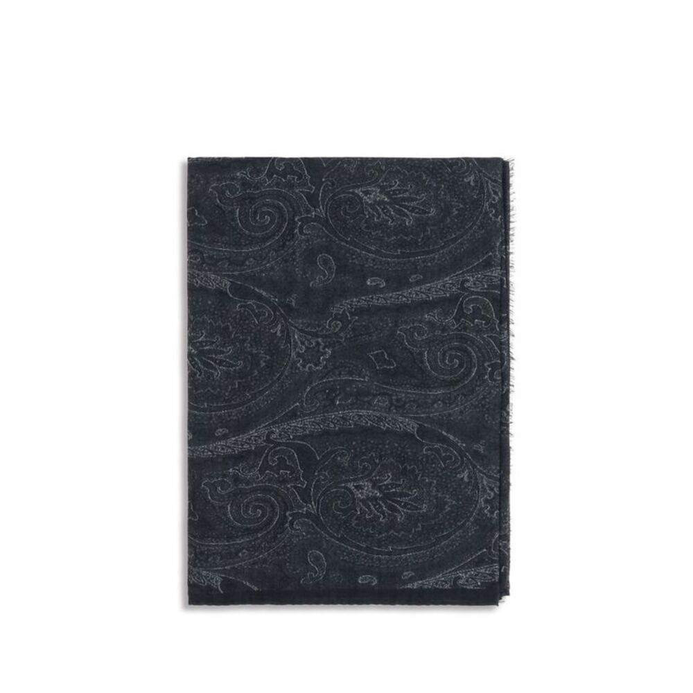 Etro Black Modal Men's Scarf